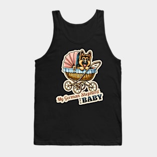 German Shepherd Baby Tank Top